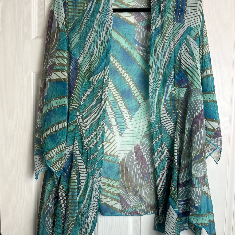 Colorful Patterned Kimono